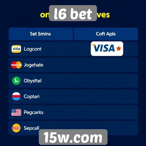 Métodos de pagamento disponíveis no L6 Bet